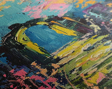 Load image into Gallery viewer, Enchanted Path Framed Canvas Print, Halloween Art, Spooky Garden, Haunted Walkway, Fall Decor Gothic Decor, Ghostly Archway, Eerie Landscape