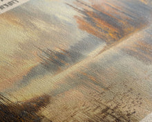 Load image into Gallery viewer, Amadjuak Lake Panoramic Framed Canvas Print, Lake House Decor, Minimalist Art, Travel Poster, Scenic View, Nature Wall Art