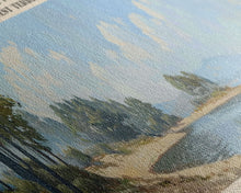 Load image into Gallery viewer, Artillery Lake Panoramic Framed Canvas Print, Lake House Art, Modern Decor, Travel Poster, Scenic View, Home Decoration