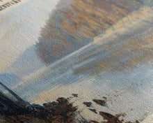 Load image into Gallery viewer, Barren River Lake Kentucky Framed Canvas Print, Panoramic Lake House Decor, Scenic View, Travel Poster, Rustic Art, Nature Scene