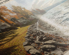 Cargar imagen en el visor de la galería, Cayuga Lake New York Framed Canvas Print, Lake House Art, Panoramic Travel Poster, Wide Wall Art, Modern Lake Painting, Home Decor