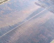 Cargar imagen en el visor de la galería, Chautauqua Lake New York Framed Canvas Print, Lake House Art, Panoramic Wide Wall Art, Travel Poster, Modern Lake Painting, Nature Art