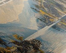 Cargar imagen en el visor de la galería, Colville Lake Framed Canvas Print, Lake House Decor, Panoramic Wide Art, Travel Poster, Modern Lake Painting, Nature Art