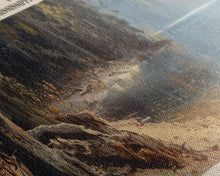 Load image into Gallery viewer, Enid Lake Mississippi Framed Canvas Print, Lake House Decor, Panoramic Wall Art, Travel Poster, Modern Lake Painting, Nature Art