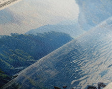 Cargar imagen en el visor de la galería, Fairview Lake Pennsylvania Framed Canvas Print, Lake House Decor, Panoramic Wall Art, Travel Poster, Rustic Lake Painting, Home Decor