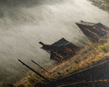 Carregar imagem no visualizador da galeria, Ghost town canvas art, wild west theme, abandoned art