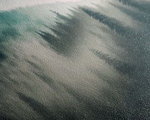 Carregar imagem no visualizador da galeria, Foggy Forest wall art, relaxing art, zen art, framed canvas print, foggy landscape, trendy decor