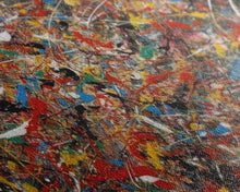 Cargar imagen en el visor de la galería, Cool Wall Art, Abstract Canvas Print, Modern Wall Decor, Jackson Pollock Style Wall Art, Abstract Decor, Abstract Expressionism
