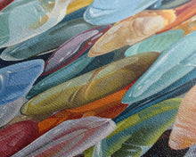 Load image into Gallery viewer, Colorful Textured Canvas Painting of Glass Rocks, Nature Art Print for Living Room, Oversized Canvas Art, Narrow Wall Art Print, Modern Art