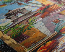 Carregar imagem no visualizador da galeria, Framed and Printed Vertical Rustic Still Life Printed Canvas, Textured Canvas Painting, Spanish Style Kitchen Art, Abstract Modern Wall Art