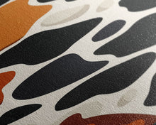 Carregar imagem no visualizador da galeria, Abstract Stone Pattern in Neutral Tones - Framed Canvas Print, Midcentury Modern Art, Skinny Art, Tall Art, Living Room Wall Decor, Minimalist Art