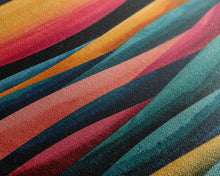 Carregar imagem no visualizador da galeria, Abstract Sunset Over Hills Midcentury Modern Art - Framed Canvas Print, Boho Art, Skinny Art, Living Room Art, Bedroom Decor, Minimalist Landscape