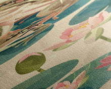 Load image into Gallery viewer, Frogs On Lily Pads Canvas In Japanese Ukiyo-e Style, Traditional Woodblock Print, Framed Canvas Print, Tall Skinny Japanese Wall Art, Ready To Hang