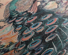 Carregar imagem no visualizador da galeria, Abstract Rainbow and Waterfall Framed Canvas Print - Tall Skinny Japanese Style Wall Art