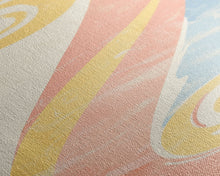 Load image into Gallery viewer, Abstract Patterns Swirling Japanese Design In Ukiyo-e Art On Framed Canvas Print Tall Skinny Wood Block Modern Wall Decor