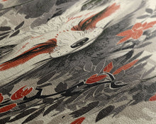 Carregar imagem no visualizador da galeria, Fox Head Amidst Red Flowers On Textured Background Skinny Art Wood Block Print Framed Canvas Print