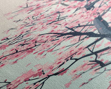 Load image into Gallery viewer, Delicate Cherry Blossom Tree In Full Bloom Against A Soft Gradient Background For Elegant Wall Art Framed Canvas Print