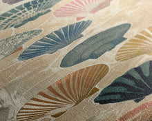 Cargar imagen en el visor de la galería, Colorful Shells On Textured Background Skinny Art Wood Block Print Japanese Style Art Framed Canvas Print Tall Art Ukiyo-e Art