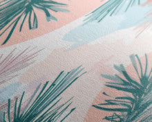 Load image into Gallery viewer, Elegant Pine Branches on Soft Pastel Background - Skinny Art, Japanese Wall Decor, Framed Canvas Print, Ukiyo-e Style