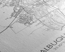 Carregar imagem no visualizador da galeria, Albuquerque Street Map, New Mexico Map,Man Cave Wall Art, City Map Print, Minimalist, Modern Art, Wall Art, Canvas Print, Canvas Wall Art