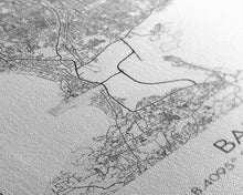 Load image into Gallery viewer, Bali Street Map, Indonesia Map, Asian City Wall Art, Travel Gift, Living Room Art, Minimalist Art, Wall Art, Canvas Print, Canvas Wall Art