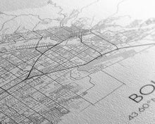 Load image into Gallery viewer, Boise Street Map, Idaho Map, City Map Art, Modern Wall Art, Wall Art, Canvas Print, Canvas Wall Art, Home Décor Wall Art, Travel Print