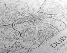 Load image into Gallery viewer, Durham Street Map, North Carolina Map, City Map Art, Minimalist Art, Wall Art, Canvas Print, Traveler Gift, Travel Wall Décor