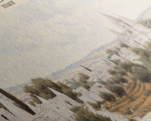 Carregar imagem no visualizador da galeria, Alberobello Italy | Framed Travel Poster Canvas Print | Trendy Wall Art | Watercolor Painting | Living Room Art | Unique Art