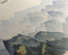 Carregar imagem no visualizador da galeria, Alishan National Scenic Area Travel Poster Print, Framed Canvas Print, Taiwan Travel Art, Wood Framed Art, Wall Hanging, Home Decor