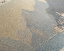 Load image into Gallery viewer, Amalfi Coast COUNTRY Travel Poster Print, Framed Canvas Print, Italy Travel Art, Wood Framed Art, Wall Hanging, Home Decor