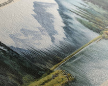 Load image into Gallery viewer, Berchtesgaden National Park COUNTRY Travel Poster Print, Framed Canvas Print, COUNTRY Travel Art, Wood Framed Art, Wall Hanging, Home Decor