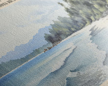 Carregar imagem no visualizador da galeria, Cahuita National Park Framed Canvas Print Travel Poster | Wall Art | Home Decor | Gift For Travel Lover | Wall Hanging | Original Art