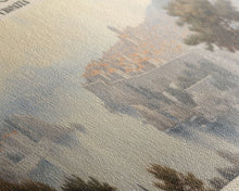 Load image into Gallery viewer, Dubrovnik COUNTRY | Framed Travel Poster Canvas Print | Trendy Wall Art | Watercolor Painting | Living Room Art | Unique Art