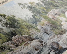 Load image into Gallery viewer, Dunn's River Falls Travel Print Wall Art, Travel Poster Print, Retro Style COUNTRY Home Decor, Wall Hanging, Travel Gift Idea, Unique Metal Art