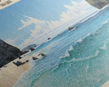 Carregar imagem no visualizador da galeria, Fernando de Noronha COUNTRY | Framed Travel Poster Canvas Print | Trendy Wall Art | Watercolor Painting | Living Room Art | Unique Art