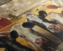 Load image into Gallery viewer, Cows and Sheep on the Farm | Framed Wall Art | Kitchen Decor | Minimalist Living Room Art | Country Art | Farmhouse Above Sofa Wall Art