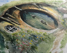 Load image into Gallery viewer, Bang End Painting Framed Canvas Print, Lord, Fantasy Art, Framed Wall Art, Fantasy Decor, A Hole In The Wall