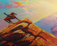 Carregar imagem no visualizador da galeria, Framed Cowboy Art | 24x36 Wall Art | Equestrian Wall Decor | Western Decor | Southwestern Art | | Retro Wild West | Farmhouse Wall Art