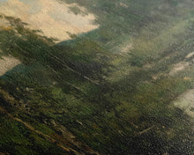 Load image into Gallery viewer, Early American Landscape Painting Framed Canvas Print | Oil Painting Print | Metal Art | Landscape Painting | Living Room Art | Home Decor