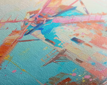 Carregar imagem no visualizador da galeria, Autumn Pastel Barn Scene with Soft Hues - Framed Canvas Print, Rustic Decor, Countryside Art for Living Room, Farmhouse Wall Art for Home