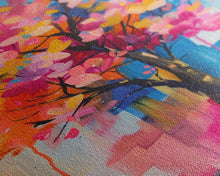Load image into Gallery viewer, Blossom Tree in Bloom Framed Canvas Print - Nature Wall Art, Living Room Decor, Modern Artwork, Unique Floral Art for Bedroom and Office
