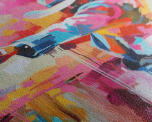 Load image into Gallery viewer, Dynamic Cowboy with Gun - Framed Canvas Print, Action-Packed Western Art, Bold Cowboy Wall Art for Living Room Decor