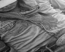 Load image into Gallery viewer, Cowboy with Hat and Scarf Looking Down in Black and White for Western Wall Art, Canvas Prints, Home Decor, Living Room Art, Bedroom Art