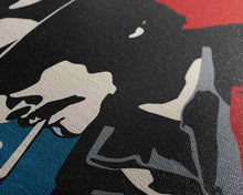 Load image into Gallery viewer, Cowboy and Cowgirl Embracing in Scenic Western Landscape - Framed Canvas Print, Rustic Western Decor, Bedroom Art, Romantic Wall Art