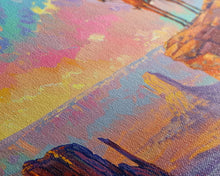 Load image into Gallery viewer, Cowboy Overlooking Monument Valley, Farmhouse Style Framed Canvas Print for Bedroom Wall Art, Rustic Home Decor, Scenic Western Landscape