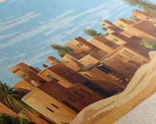 Carregar imagem no visualizador da galeria, Awdal, Somalia Panoramic Travel Poster Canvas Print, Awdal, Somalia Painting, Somalia Art, Awdal Panoramic Travel Art, Travel Painting