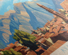 Carregar imagem no visualizador da galeria, Ayacucho, Peru Panoramic Travel Poster Canvas Print, Ayacucho, Peru Painting, Peru Art, Ayacucho Travel Art, Guest Room Painting