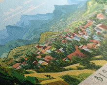 Load image into Gallery viewer, Bishoftu, Ethiopia Panoramic Travel Poster Canvas Print, Bishoftu, Ethiopia Painting, Ethiopia Art, Bishoftu Panoramic Travel Art, Travel Painting