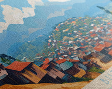 Carregar imagem no visualizador da galeria, Butembo, Congo Panoramic Travel Poster Canvas Print, Butembo, Congo Painting, Congo Art, Butembo Panoramic Travel Art, Travel Painting