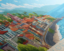 Carregar imagem no visualizador da galeria, Floridablanca, Colombia Panoramic Travel Poster Canvas Print, Floridablanca, Colombia Painting, Colombia Art, Floridablanca Travel Art, Guest Room Painting